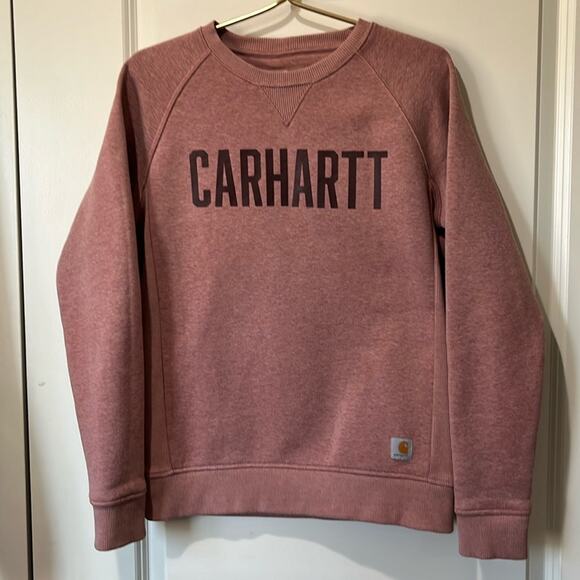 Carhartt Clarksburg Relaxed Fit Graphic Crewneck Sweatshirt Women’s Size… - Picture 2 of 9